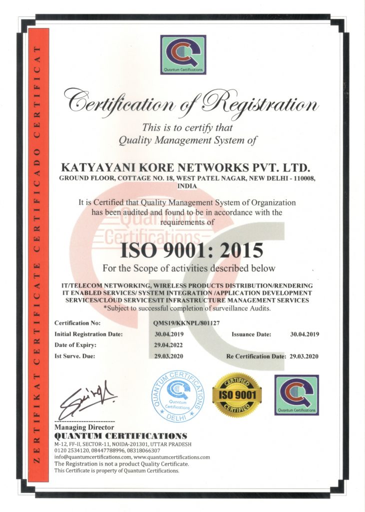 KKNPL ISO 9001